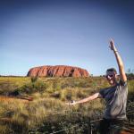 Me at Uluru (Ayers Rock), Red Centre, Australia.