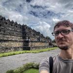 Selfie at The Borobudur Temple, Magelang Regency, Indonesia. 
