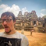 Selfie at Angkor Wat, Siem Reap, Cambodia.