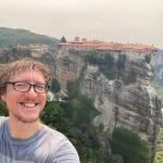 Selfie at Meteora, Kalabaka, Greece. 