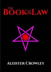 The Book of the Law book cover. 