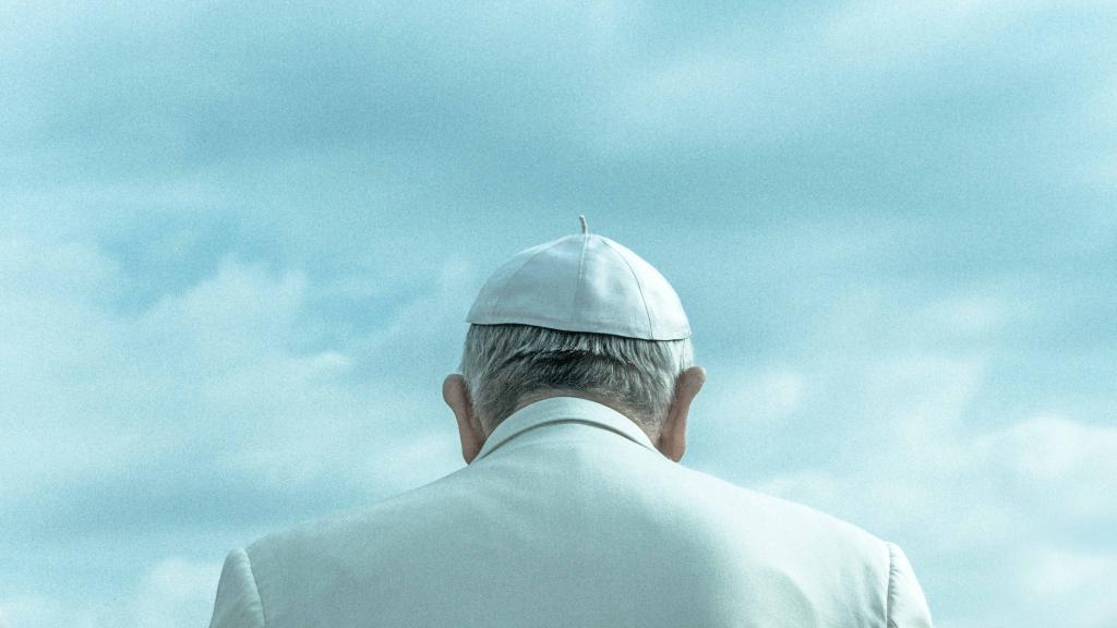 the back of the Pope's head