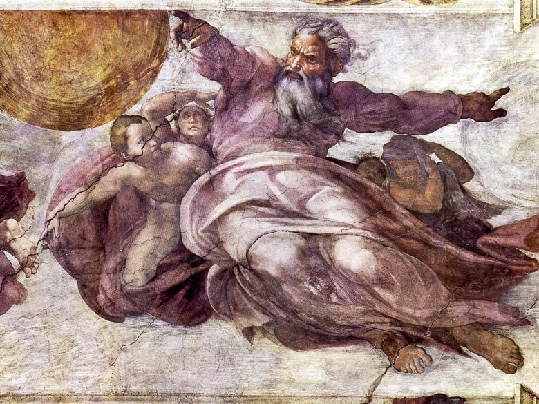 Michaelangelo's fresco in the Sistene Chapel