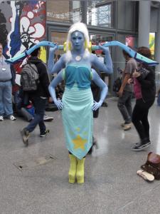 Cosplay at the 2014 New York Comic Con. Opal from Steven Universe, Wikimedia Commons 