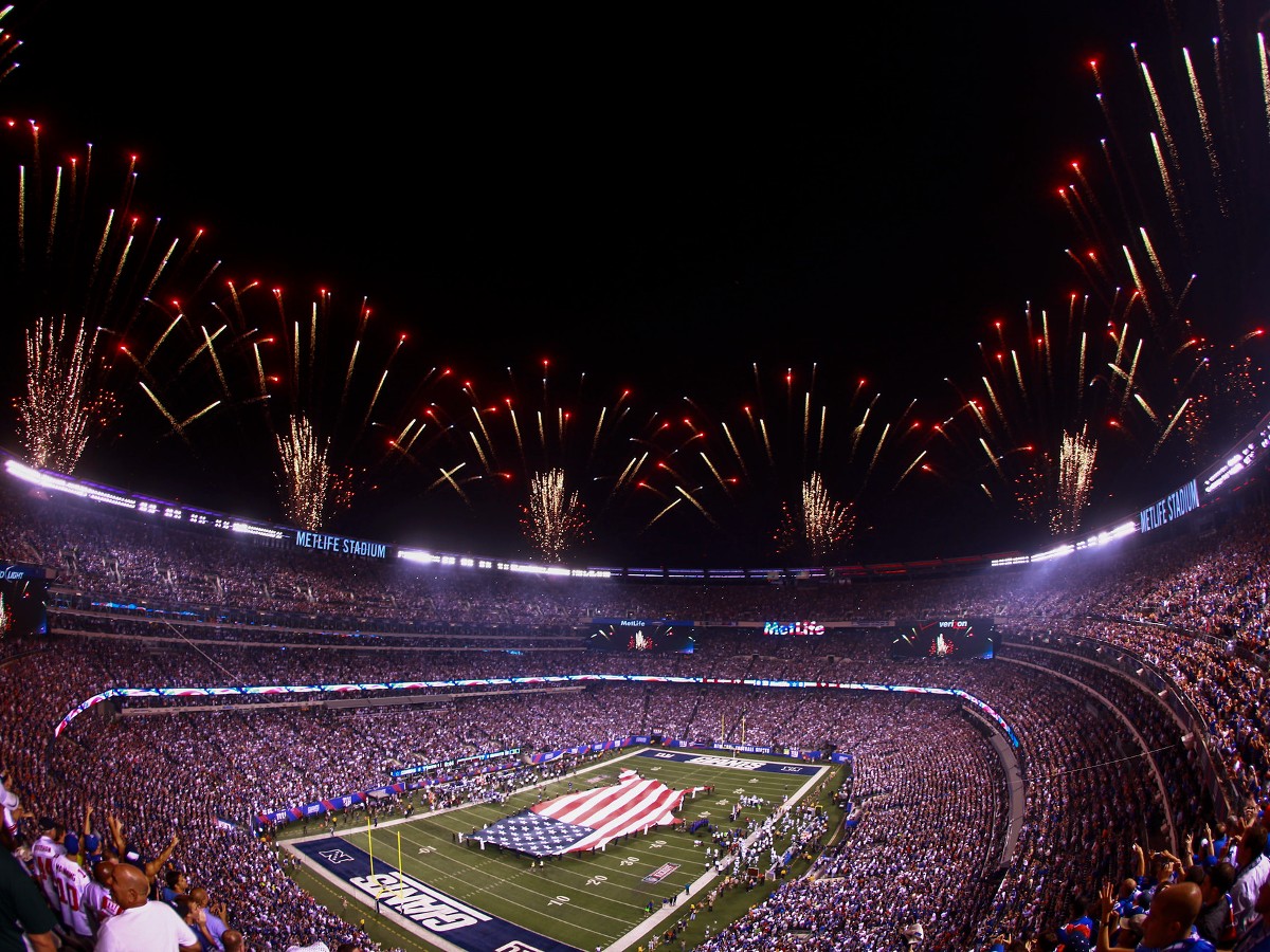 Super Bowl Sunday Flag (Original Photo from U. S. Department of Defense on Flickr)