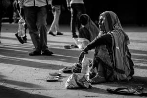 Street beggar