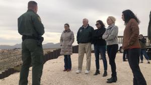 Democrats at the Mexican border 