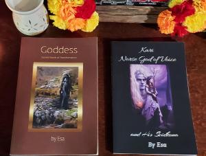two books on a table
