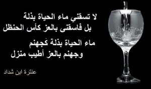 ‘Antarah sums up his life, in a way.