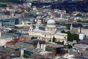 St. Paul's from the air