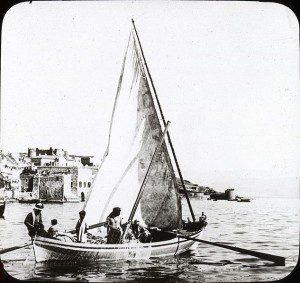 fishing at Kinnereth, Palestine