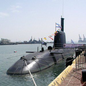 First of the Israeli "Dolphin"-class submarines