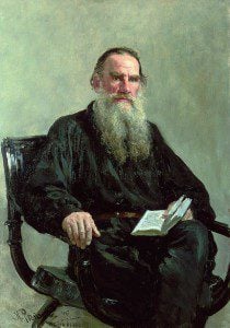 Repin Tolstoy portrait