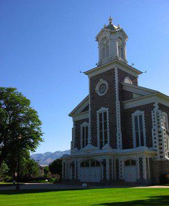 The Logan Tabernacle, in Cache Valley