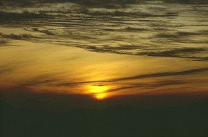 Dawn in Indonesia