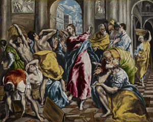 Frick El Greco, Jesus in Temple