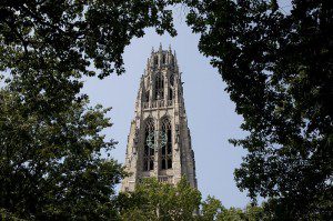 Yale's iconic Harkness Tower