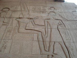An image from Karnak, obtained from Wikimedia Commons