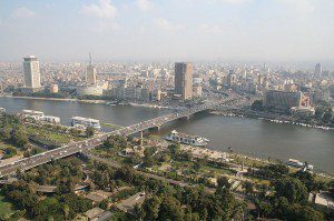 A view of Cairo and the Nile