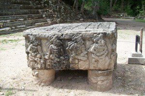 One of the altars at Copán