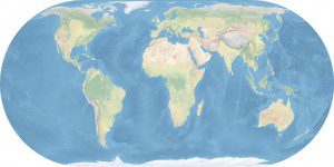 A world map