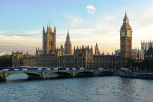 London, the houses of Parliament
