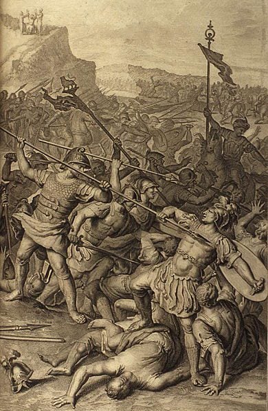 Israelites v. Amalekites old image