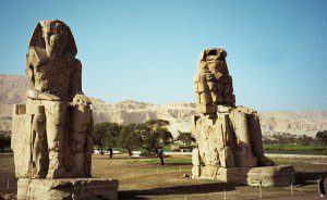 The so-called Colossi of Memnon