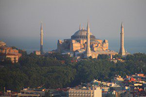 Hagia Sophia, as seen from the Galata Tower