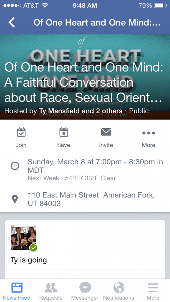 An event in American Fork