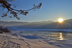A Siberian sunrise?