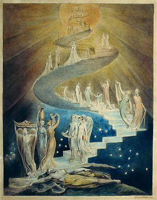 William Blake's depiction of Jacob's Ladder