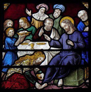 The anointing of the feet of Jesus