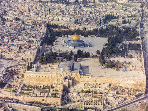 Dome of the Rock, etc. from above