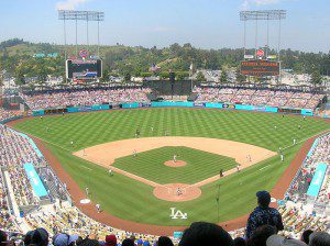 A day game at Dodger Stadium