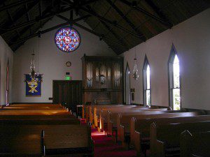 Empty church interior