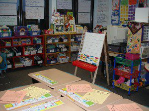 Elementary school classroom