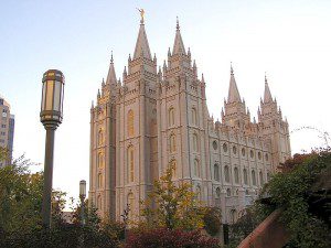The temple in SLC