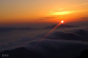 Sun's first ray