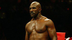 Evander Holyfield in the ring