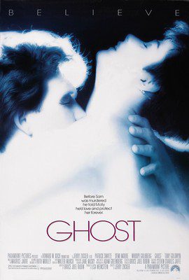 A movie poster for "Ghost"
