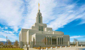 Temple in Draper, Utah