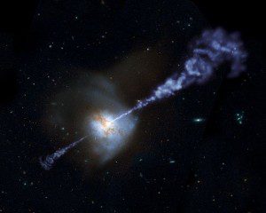 An active black hole?