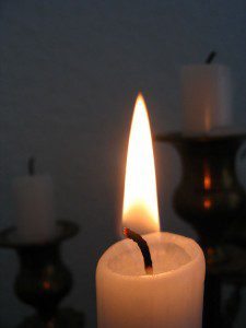 A candle flame