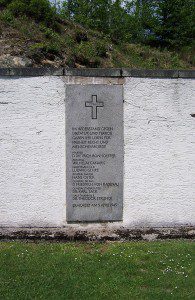 Monument at Flossenbürg to Bonhoeffer, et al.