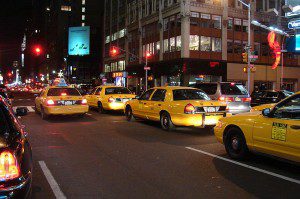 Cabs in New York