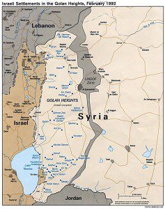 Golan map
