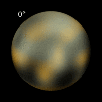 An animated Pluto