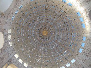 Interior of the Wilmette Bahai Temple