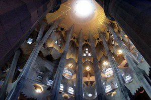 Sagrada Familia interior shot